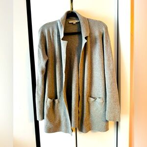LOFT light grey cardigan